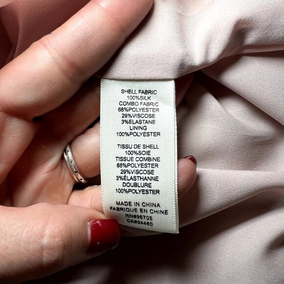 Rebecca Taylor Floral 100% Silk Sleeveless Dress High Neck Occasion Party Career - Picture 8 of 11